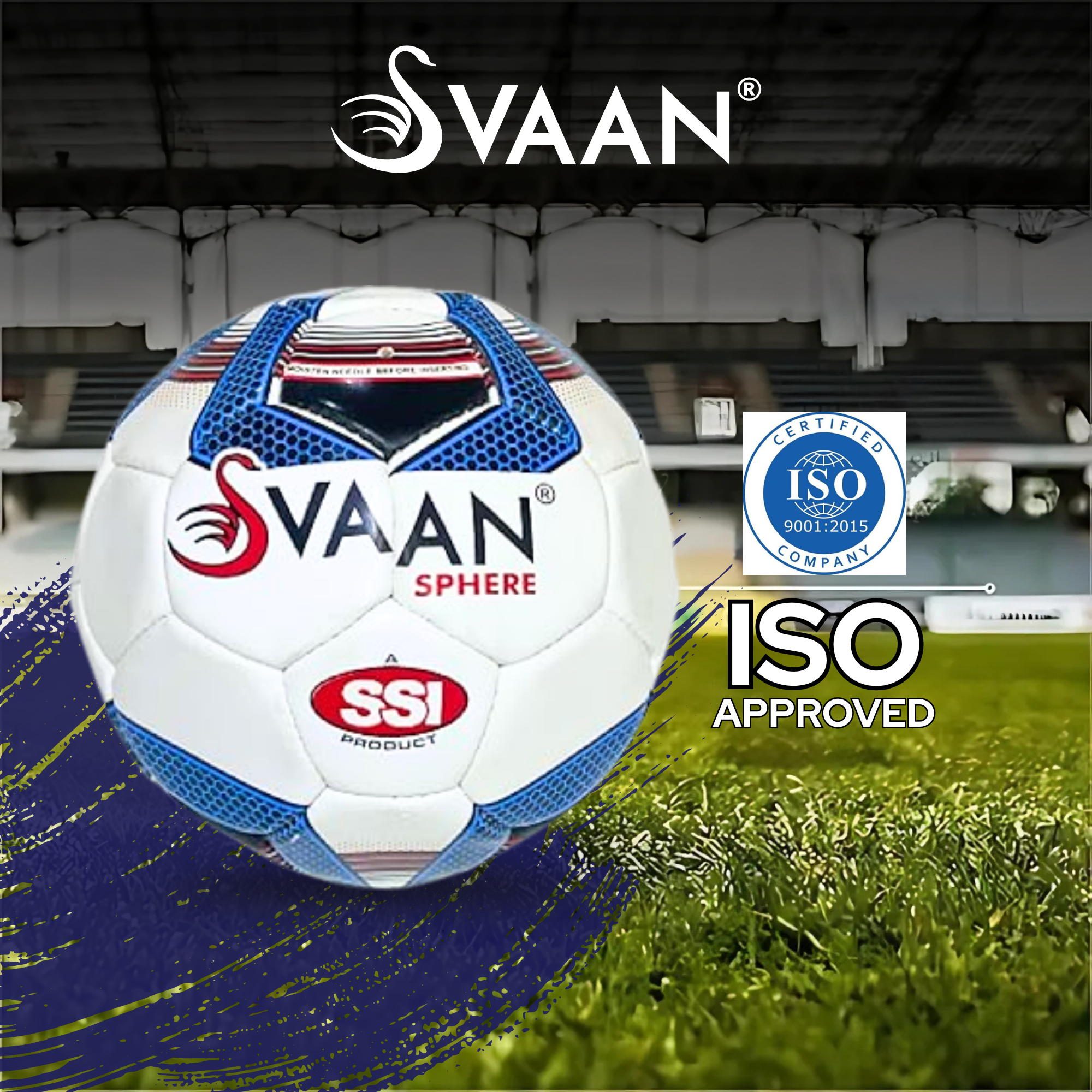 SVAAN SPHERE FOOTBALL PROFESSIONAL FOOTBALL H/S NO.5
